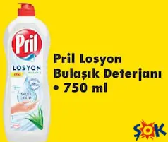 PRİL LOSYON BULAŞIK DETERJANI 750 ML